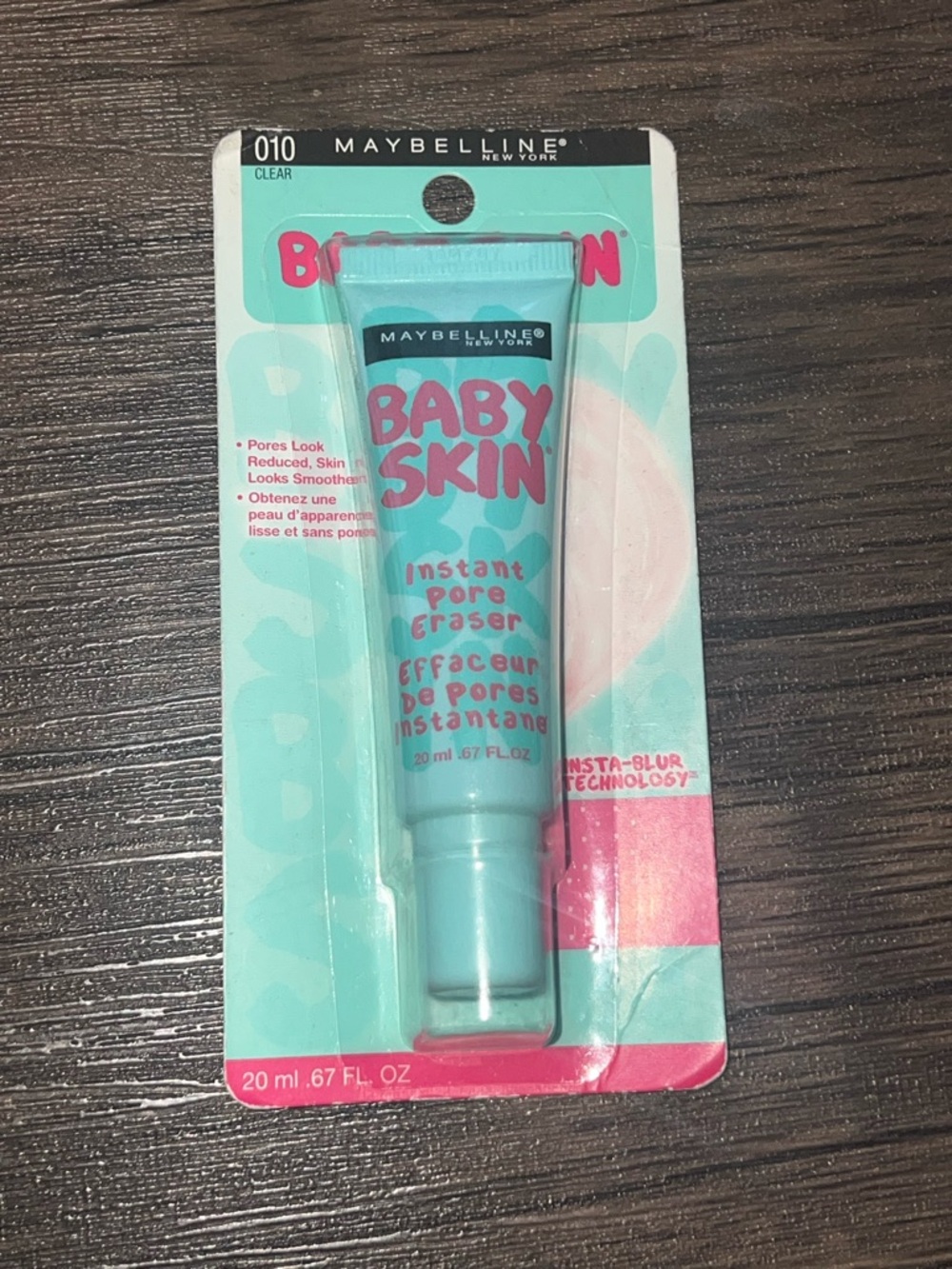 Maybelline Baby Skin Instant Pore Eraser - Aqua with Pink Logo